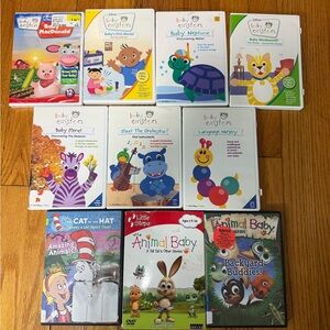 Baby Einstein & Baby Animal DVD Collection (10) total